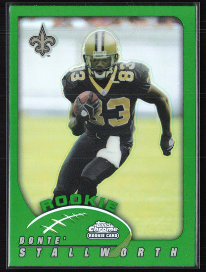 Donte Stallworth RC Green Refractor