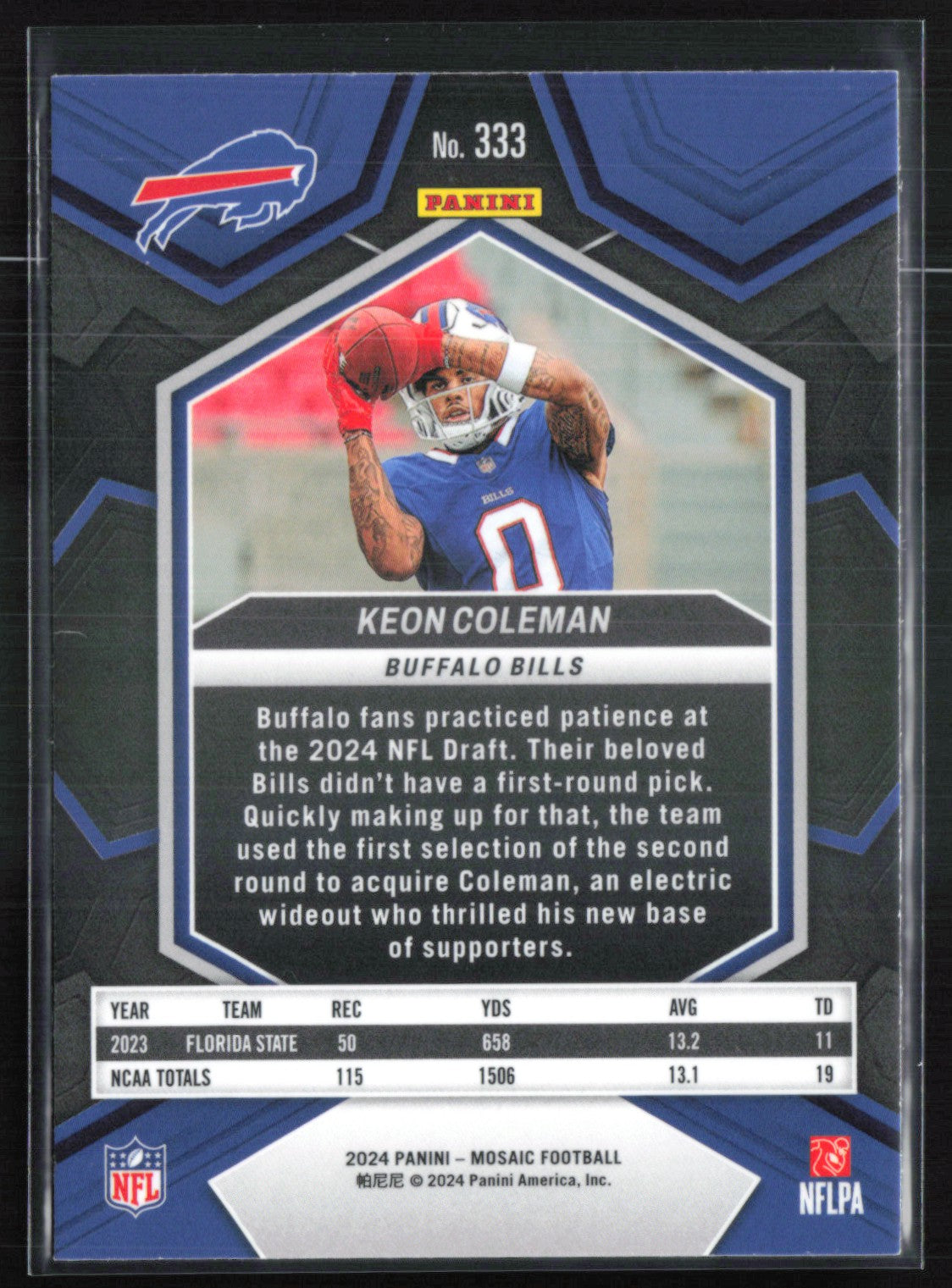 Keon Coleman RC