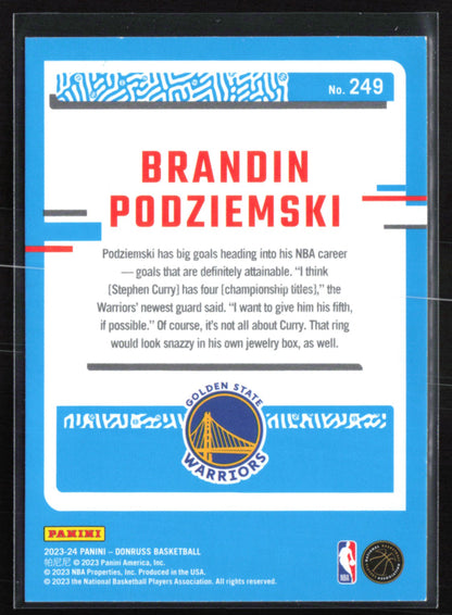 Brandin Podziemski RC