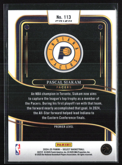 Pascal Siakam Orange Seismic