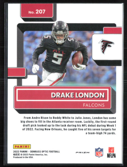 Drake London RC Rated Rookie Pink Holo