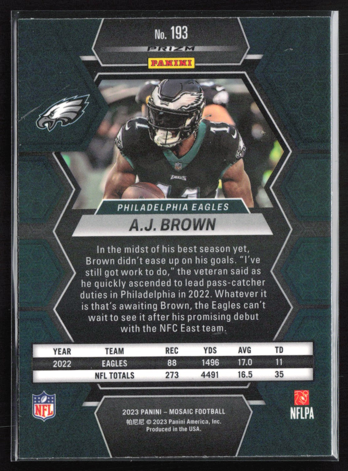 A.J. Brown Reactive Yellow