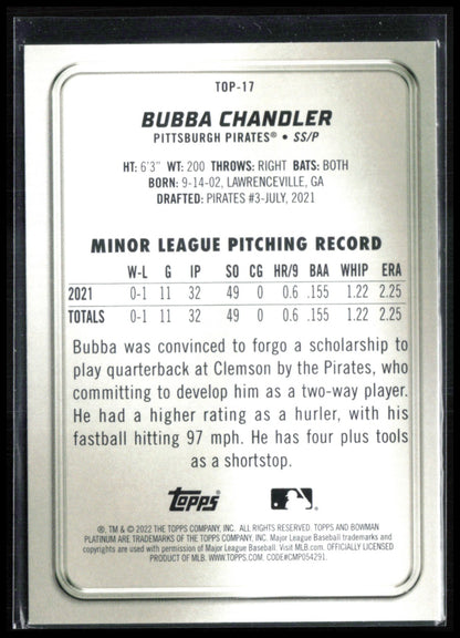 Bubba Chandler Foil