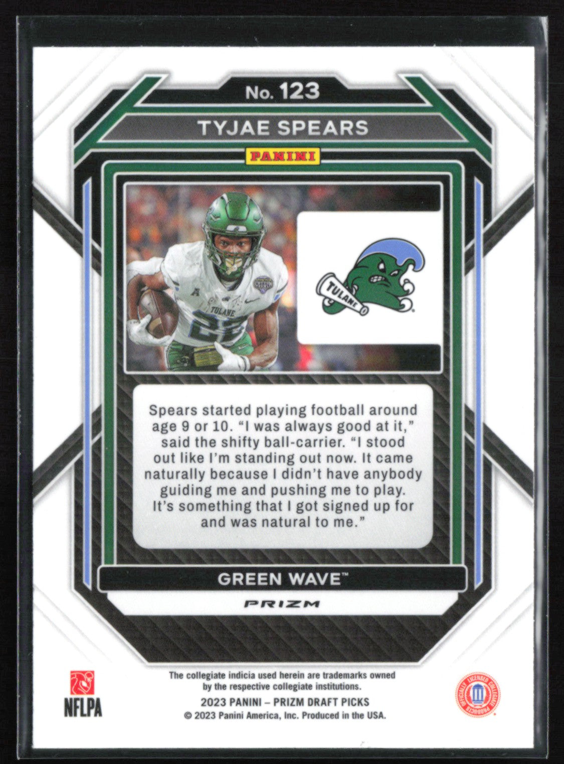 Tyjae Spears RC Silver