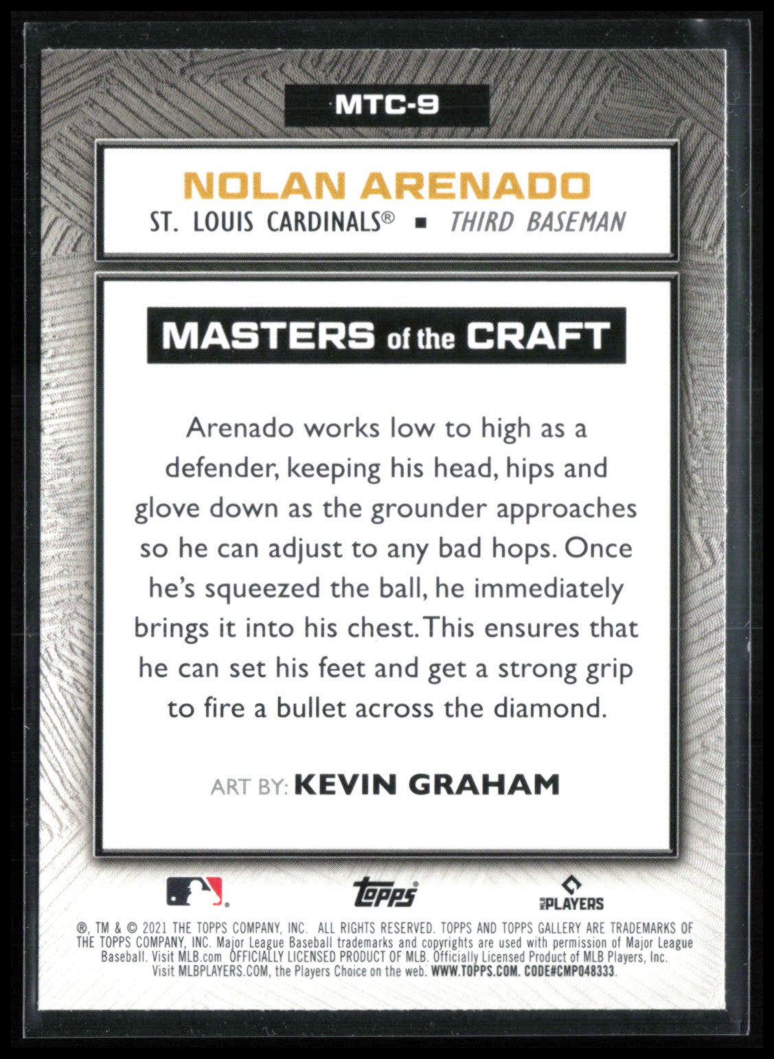 Nolan Arenado Masters of Craft
