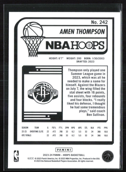 Amen Thompson RC