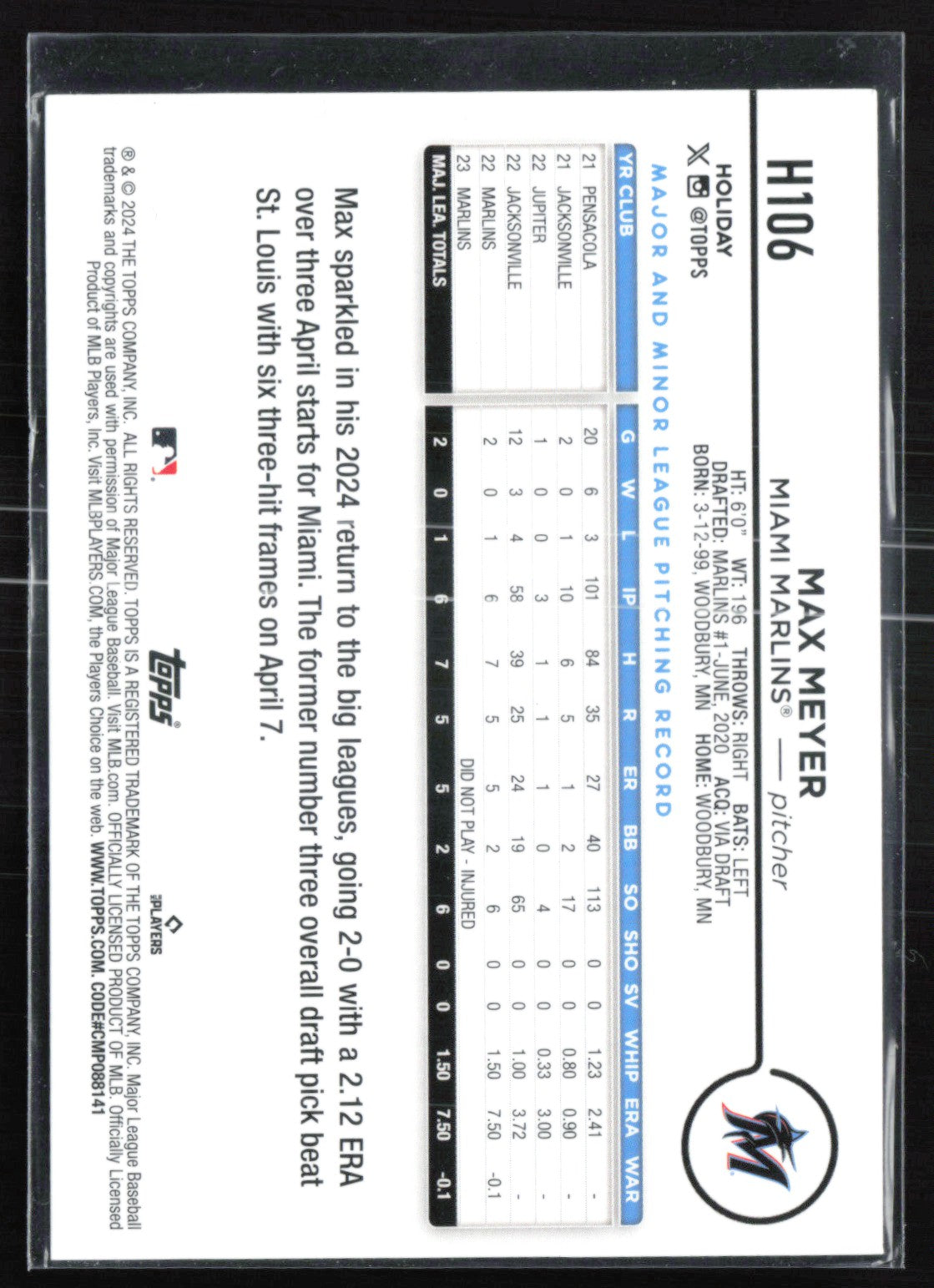 Max Meyer Blue Holiday