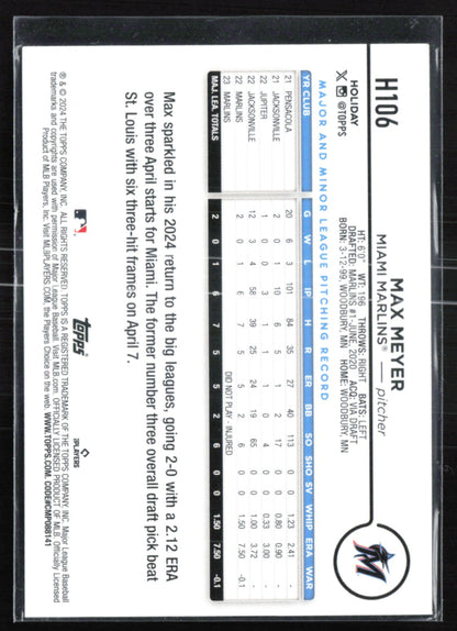 Max Meyer Blue Holiday