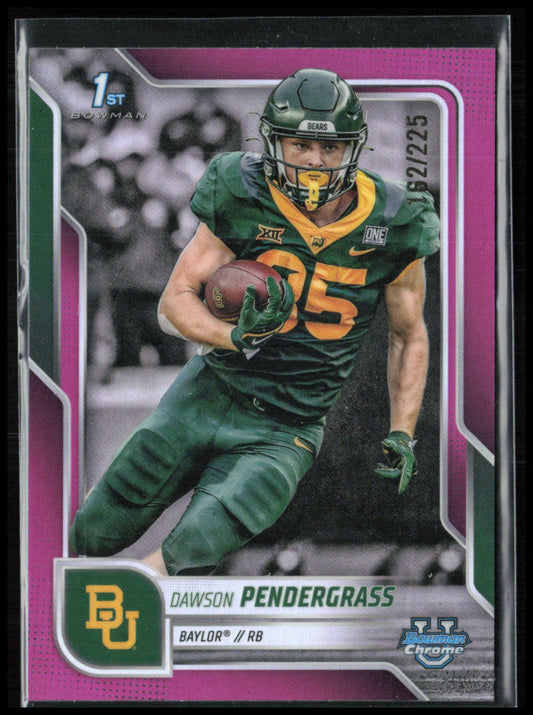 Dawson Pendergrass 1st Bowman Fucshia /225