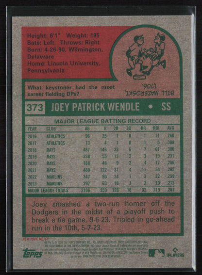 Joey Wendle /899