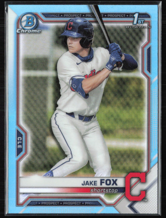 Jake Fox 1st Bowman Sky Blue