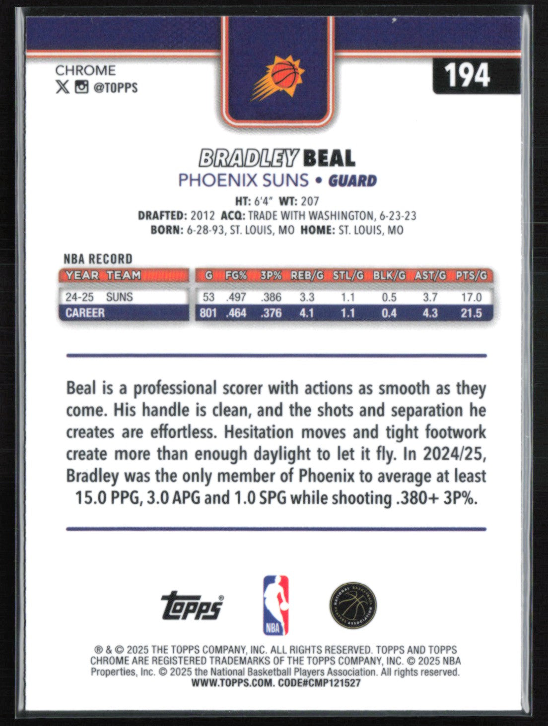 Bradley Beal RWB