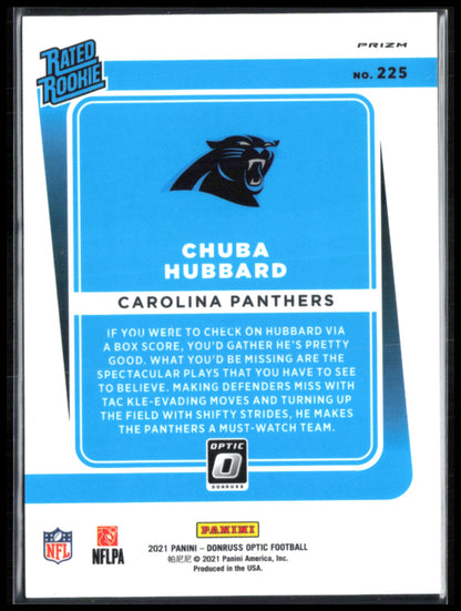 Chuba Hubbard RC Variation Holo