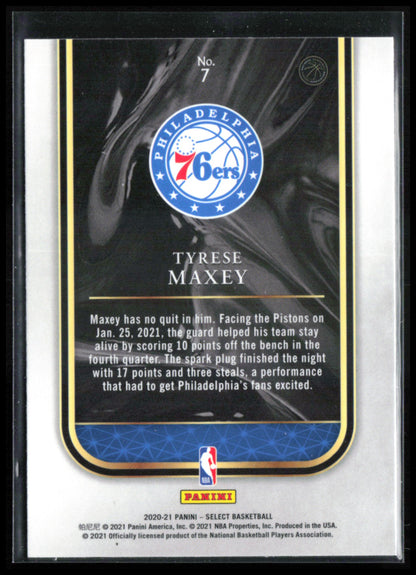 Tyrese Maxey RC Rookie Selections