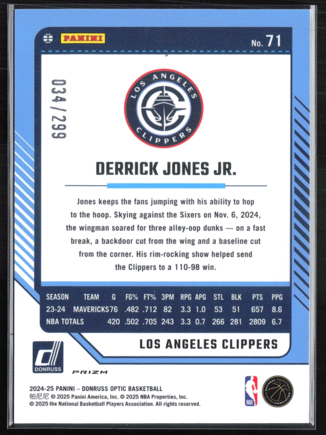 Derrick Jones Jr. Orange Hyper /299