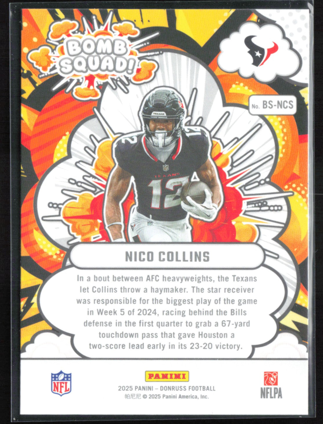 Nico Collins Bomb Squad