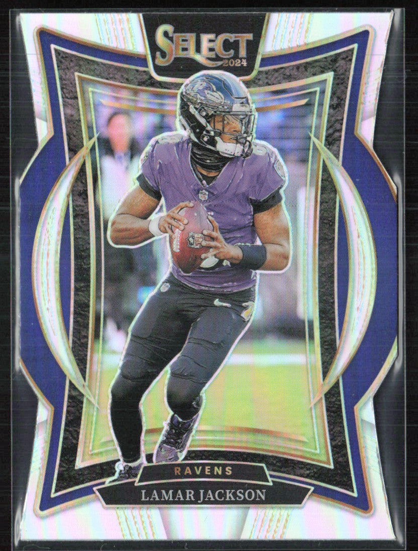 Lamar Jackson Silver Die-Cut