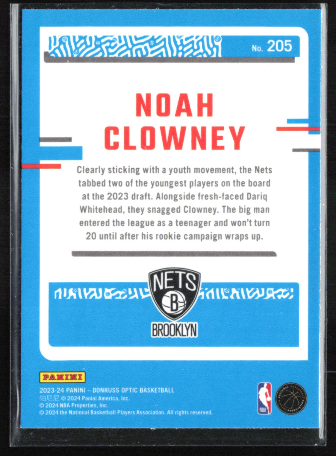 Noah Clowney RD