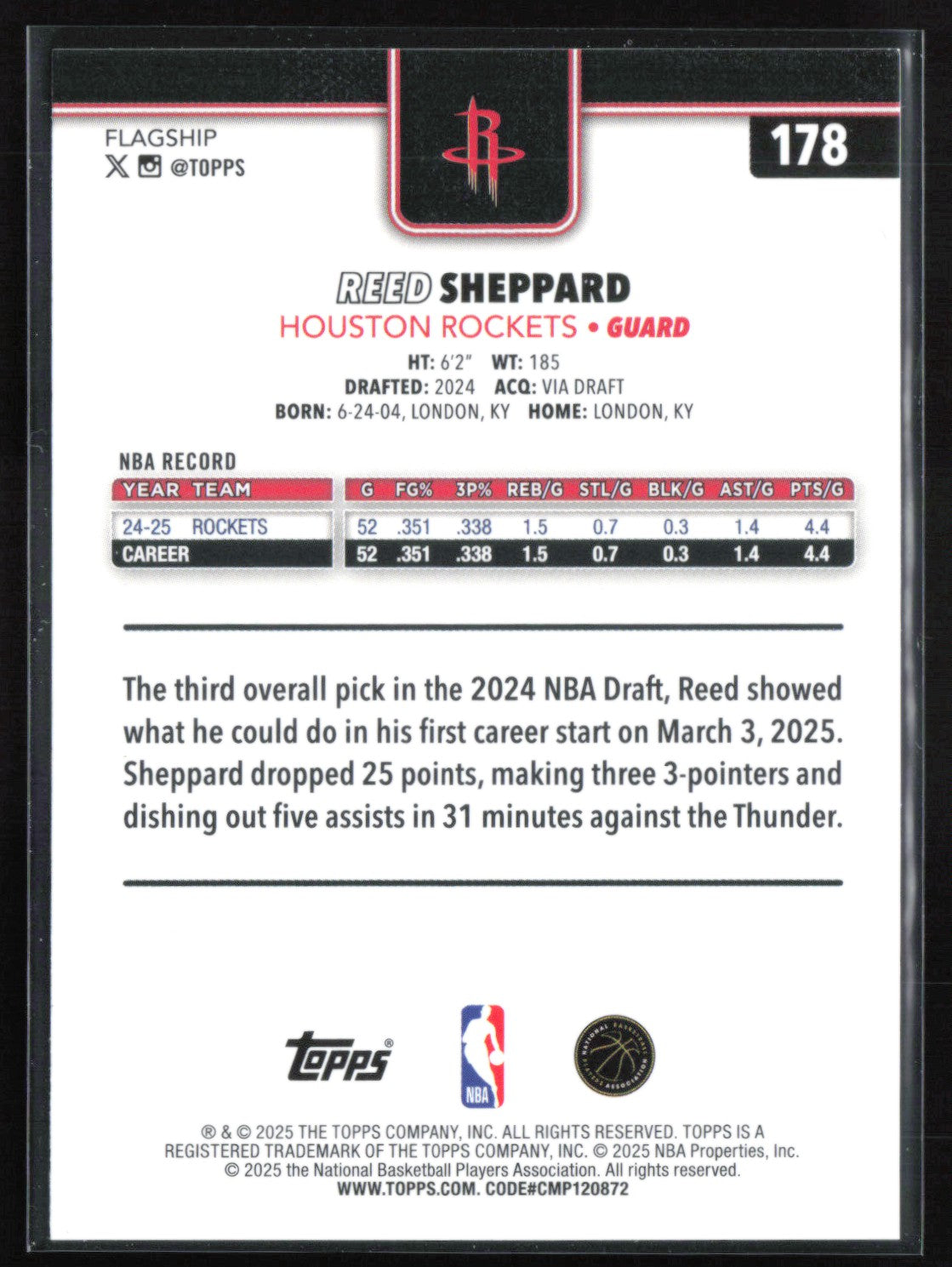 Reed Sheppard Silver