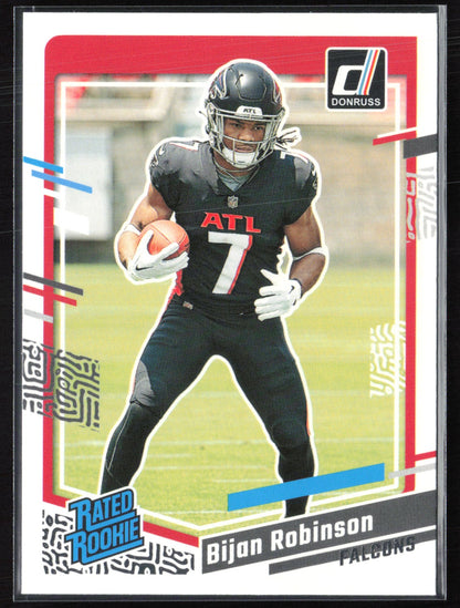 Bijan Robinson RC Rated Rookie