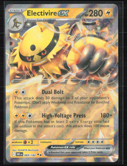 Electivire ex - 069/182 Double Rare