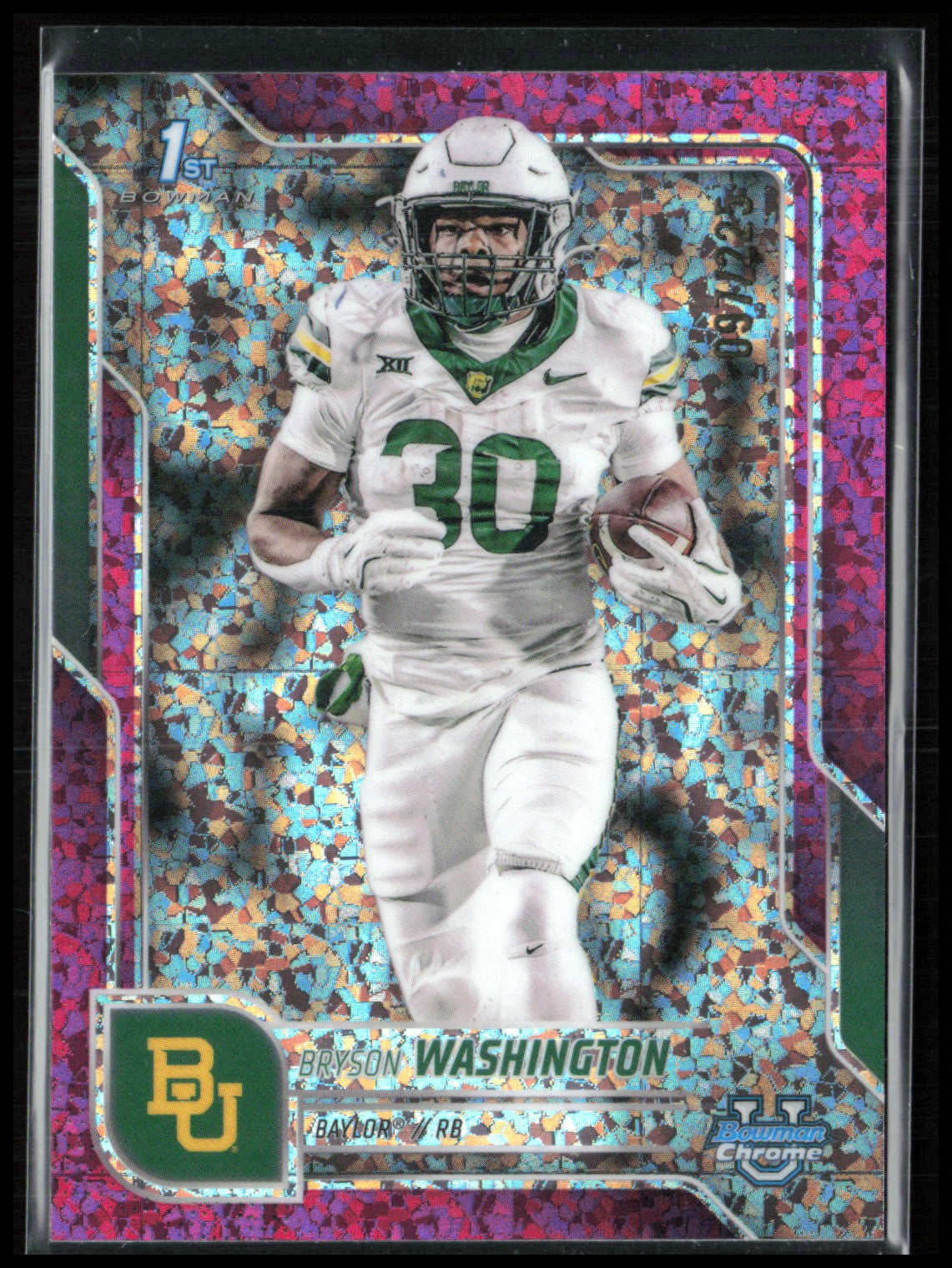Bryson Washington 1st Bowman Fuchsia Mini Diamond /225