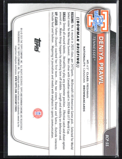 Deniya Prawl 1st Bowman /199