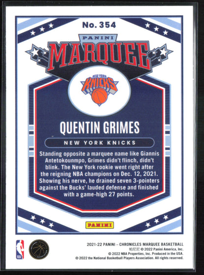 Quentin Grimes RC Bronze