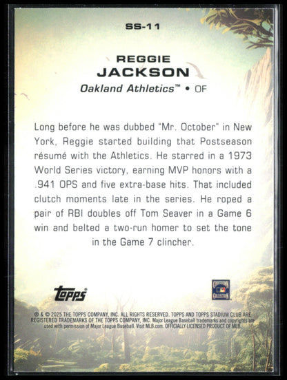 Reggie Jackson Savage Sluggers