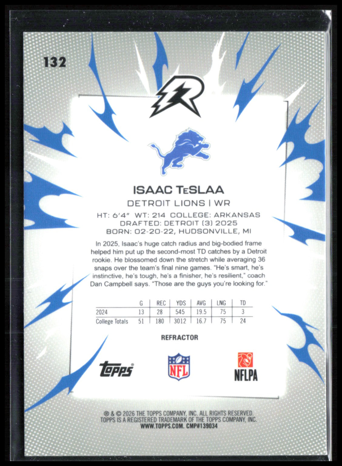 Isaac TeSlaa RC Refractor