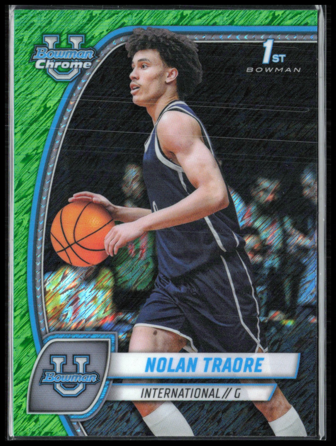 Nolan Traore 1st Bowman Green Shimmer