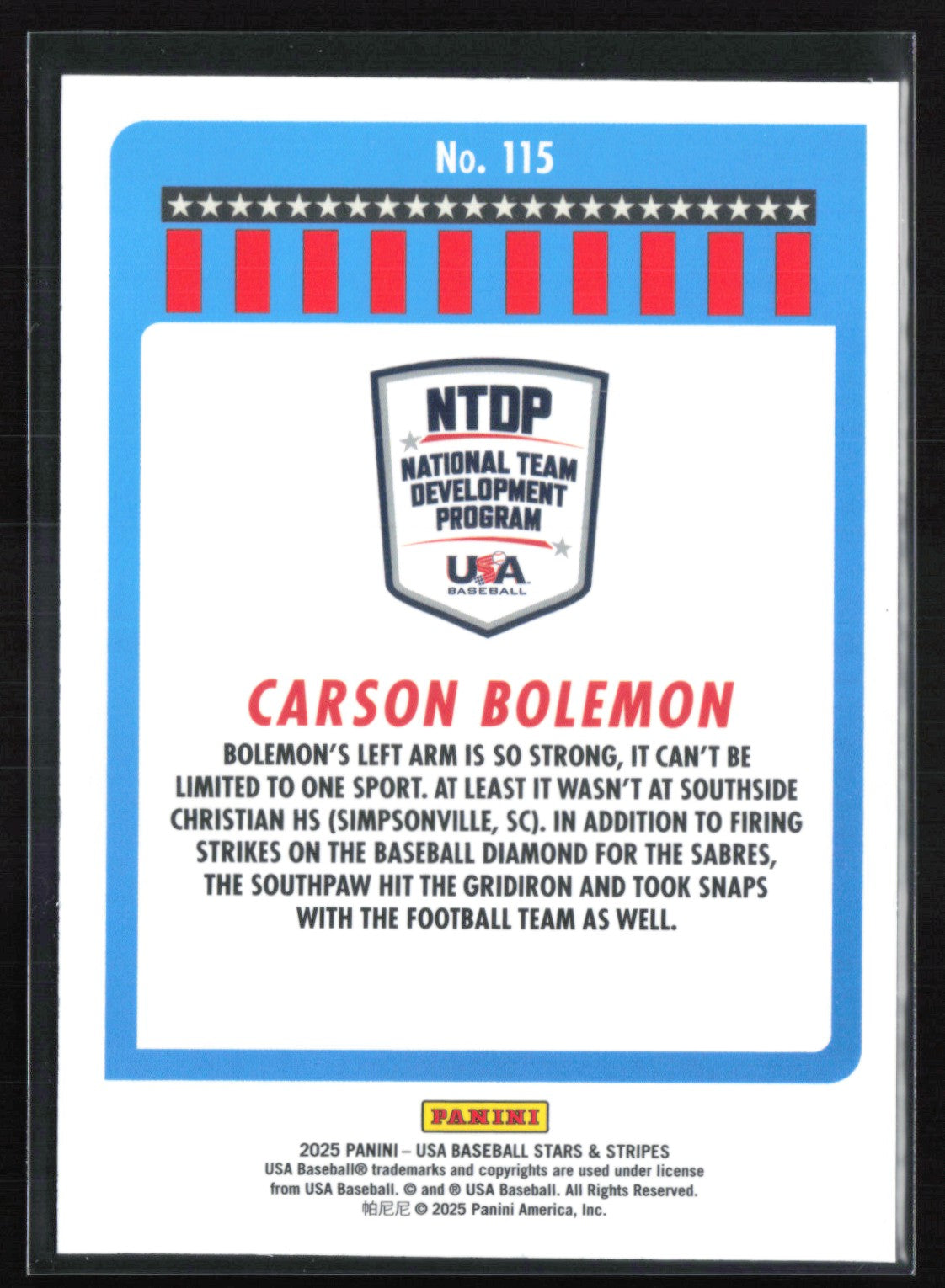 Carson Bolemon Stars