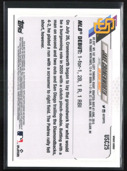 Jake Cronenworth RC Rookie RCup