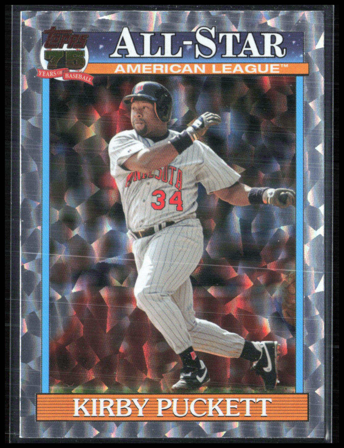 Kirby Puckett Crackle Foil