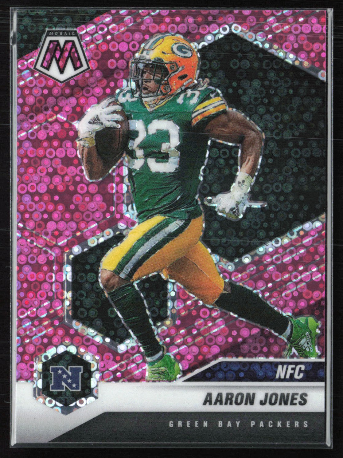 Aaron Jones Pink Huddle /20 2021 Mosaic