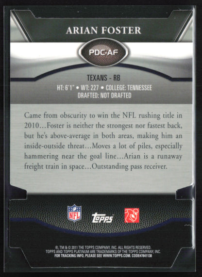 Arian Foster Die-Cut