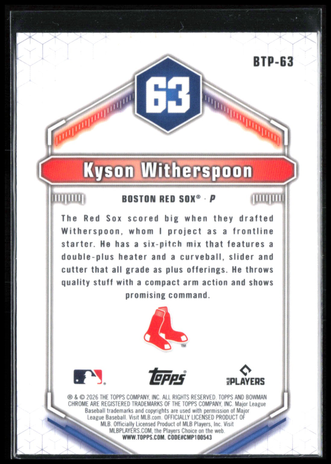 Kyson Witherspoon Top 100