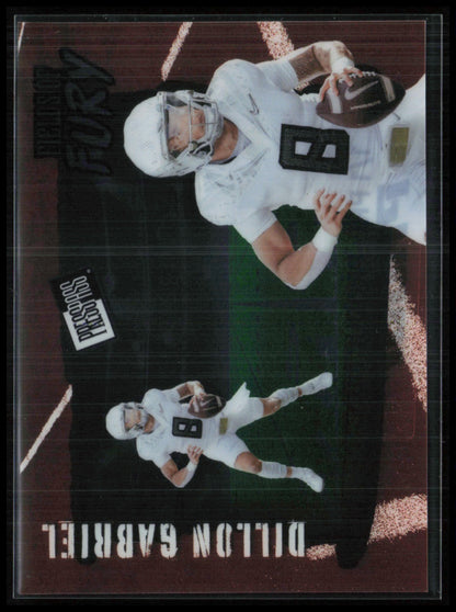 Dillon Gabriel 1/1 Pre-Production Proof Fields of Fury