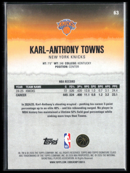 Karl-Anthony Towns Pandora