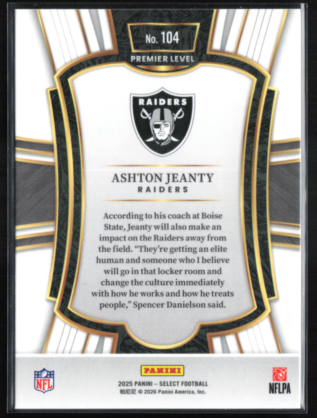 Ashton Jeanty RC