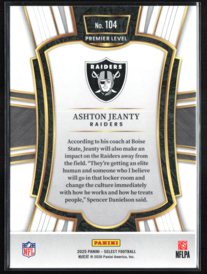Ashton Jeanty RC