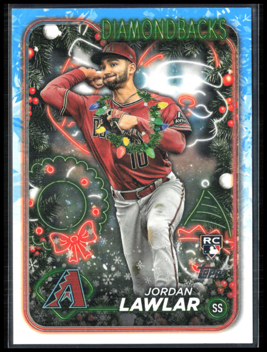 Jordan Lawlar RC Christmas Wreath Variation