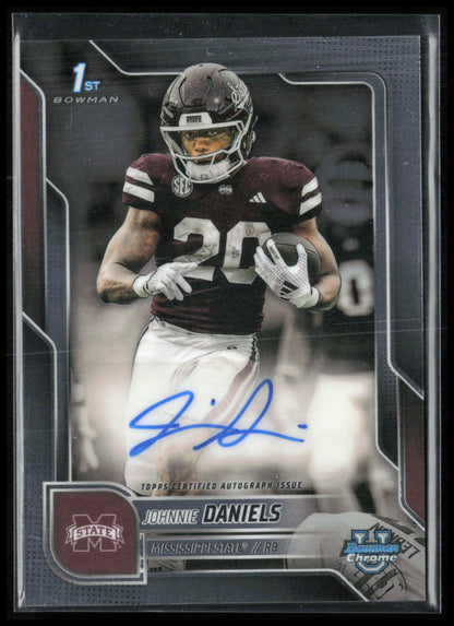 Johnnie Daniels 1st Bowman Auto