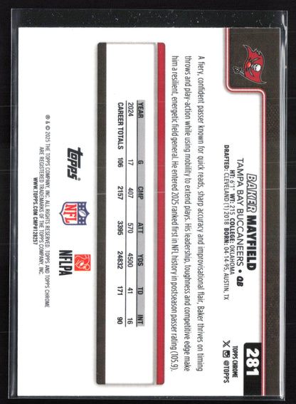 Baker Mayfield Prism Refractor
