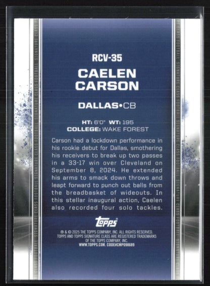 Caelen Carson RC /250 Signature Class