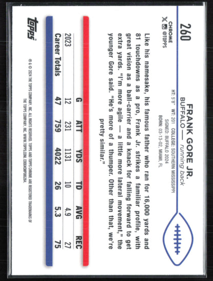 Frank Gore Jr. RC X-Fractor