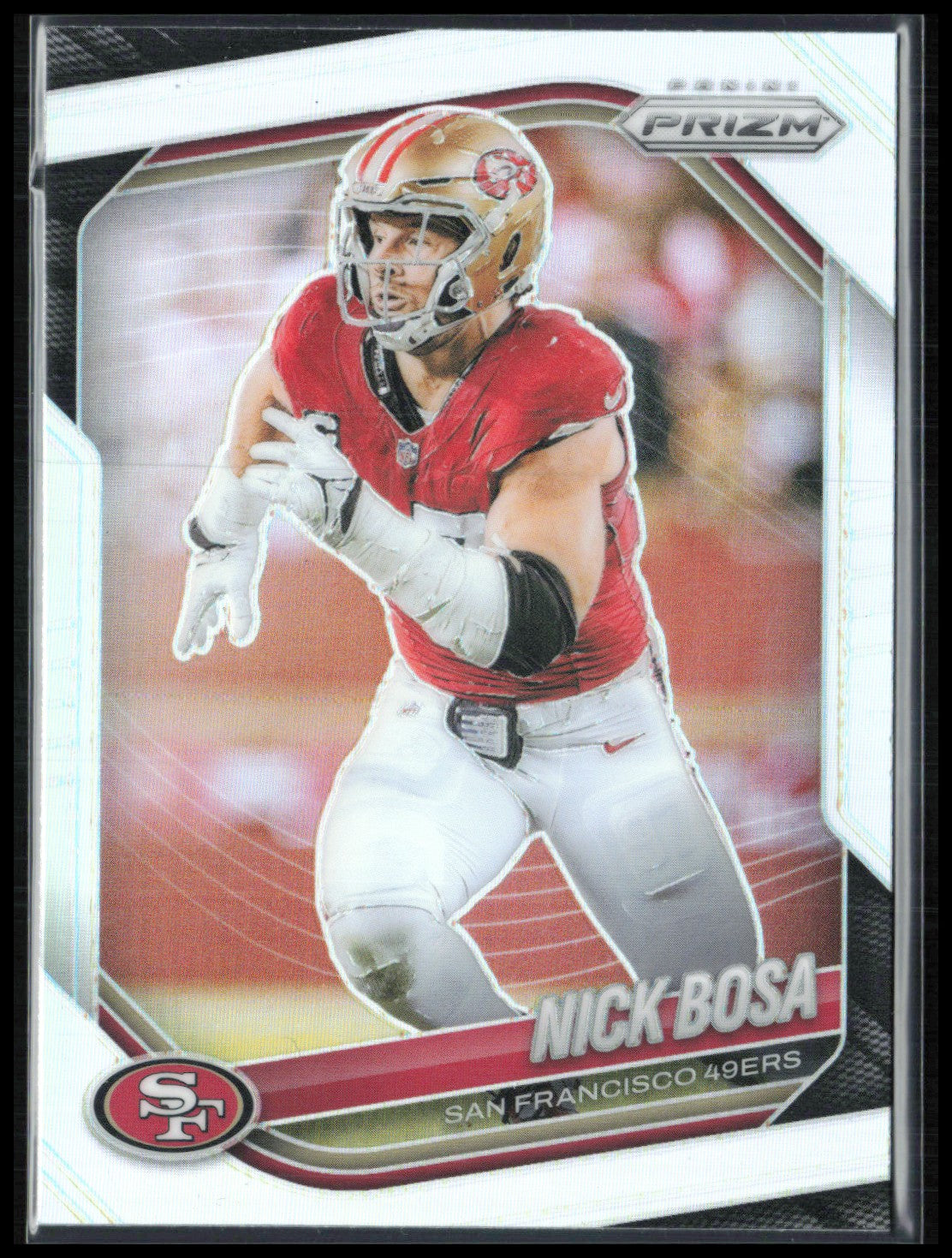 Nick Bosa Silver Prizm