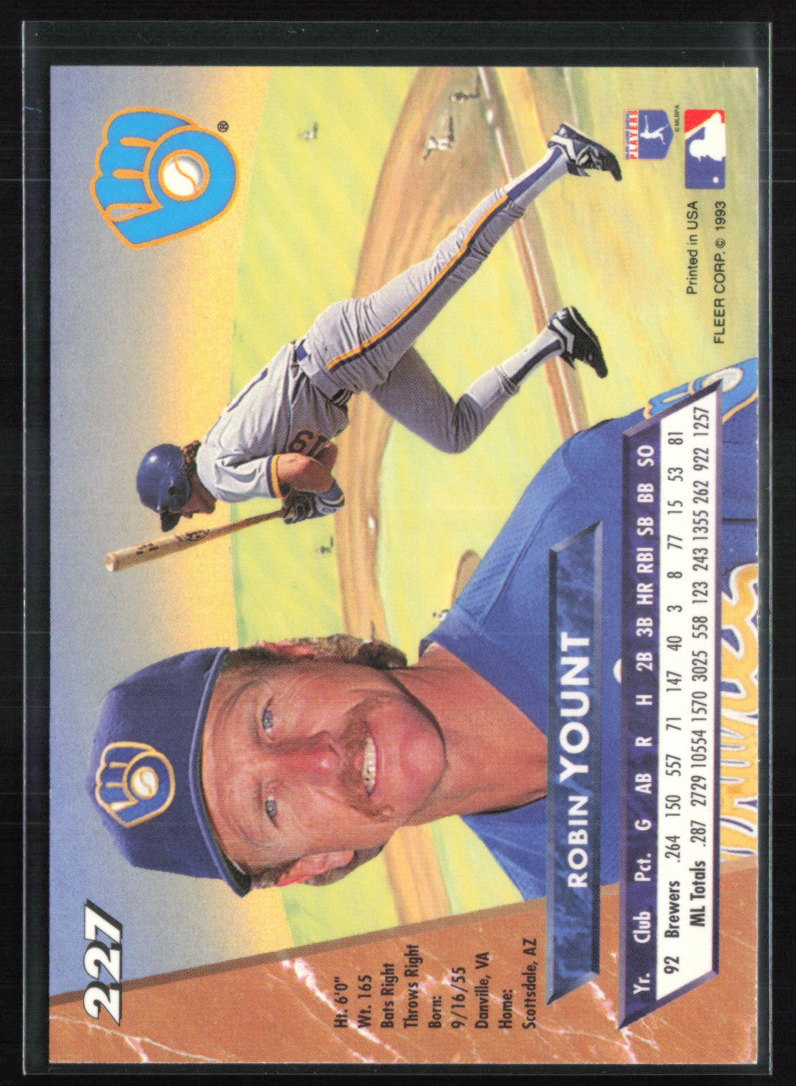 Robin Yount 1993 Fleer Ultra