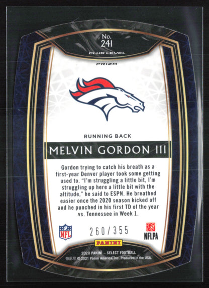Melvin Gordon III Copper /355 Die-Cut