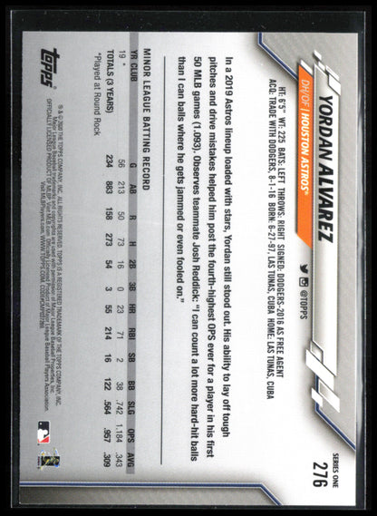 Yordan Alvarez RC Rookie Cup